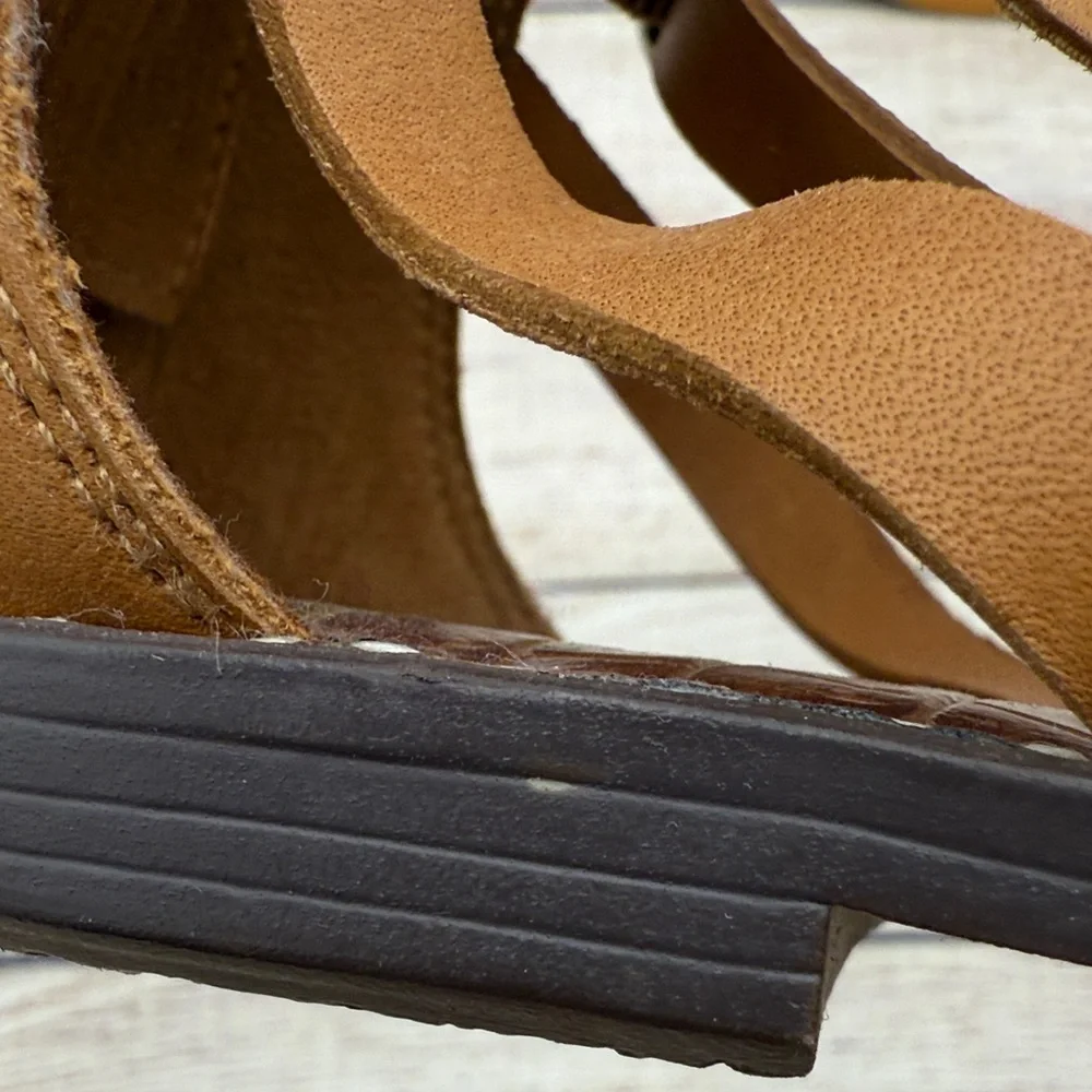 Sam Edelman Brown Strappy Sandals - Picture 7 of 8